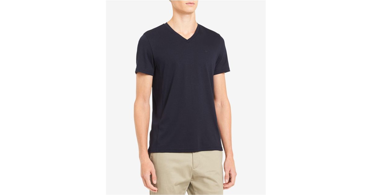 calvin klein liquid touch v neck