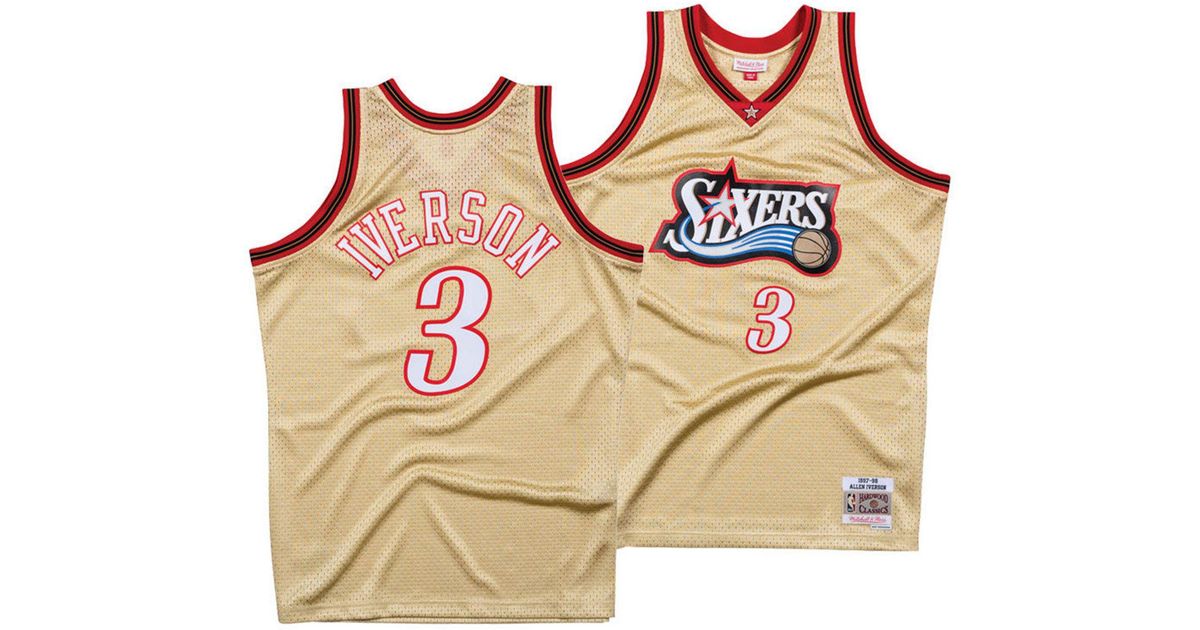allen iverson half and half jersey