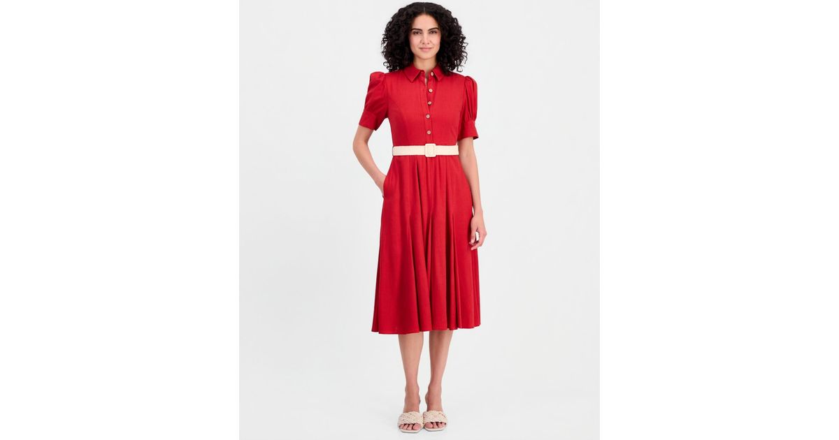 red tahari dress Tahari ASL Womens Halter Calf Midi Dress Red 2 at Amazon Women's Clothing store