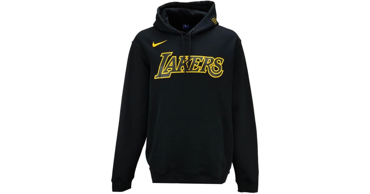 nike lakers hoodie mens