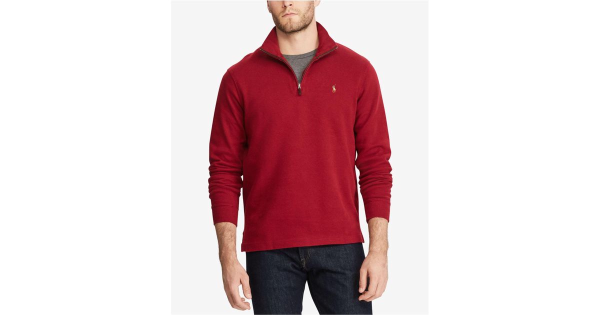 Download Polo Ralph Lauren Men's Estate-rib Mock-neck Pullover in ...