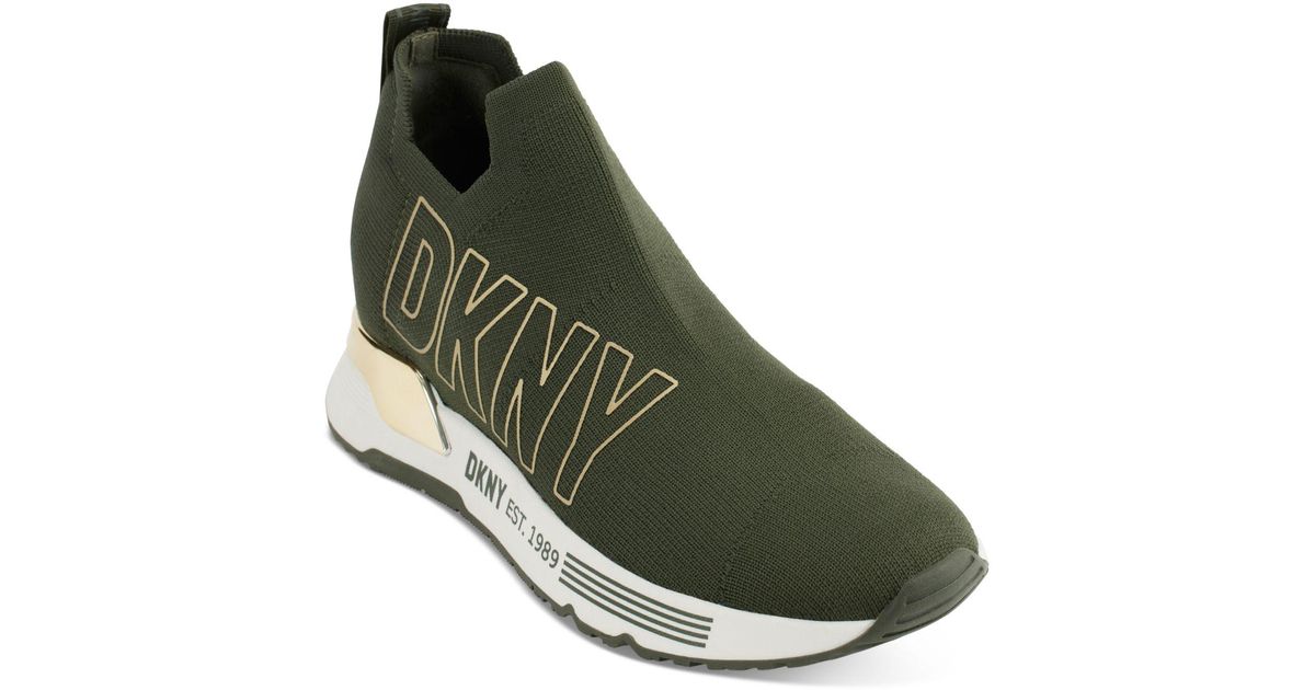 DKNY Essential Everyday Mada Sneaker in Green | Lyst
