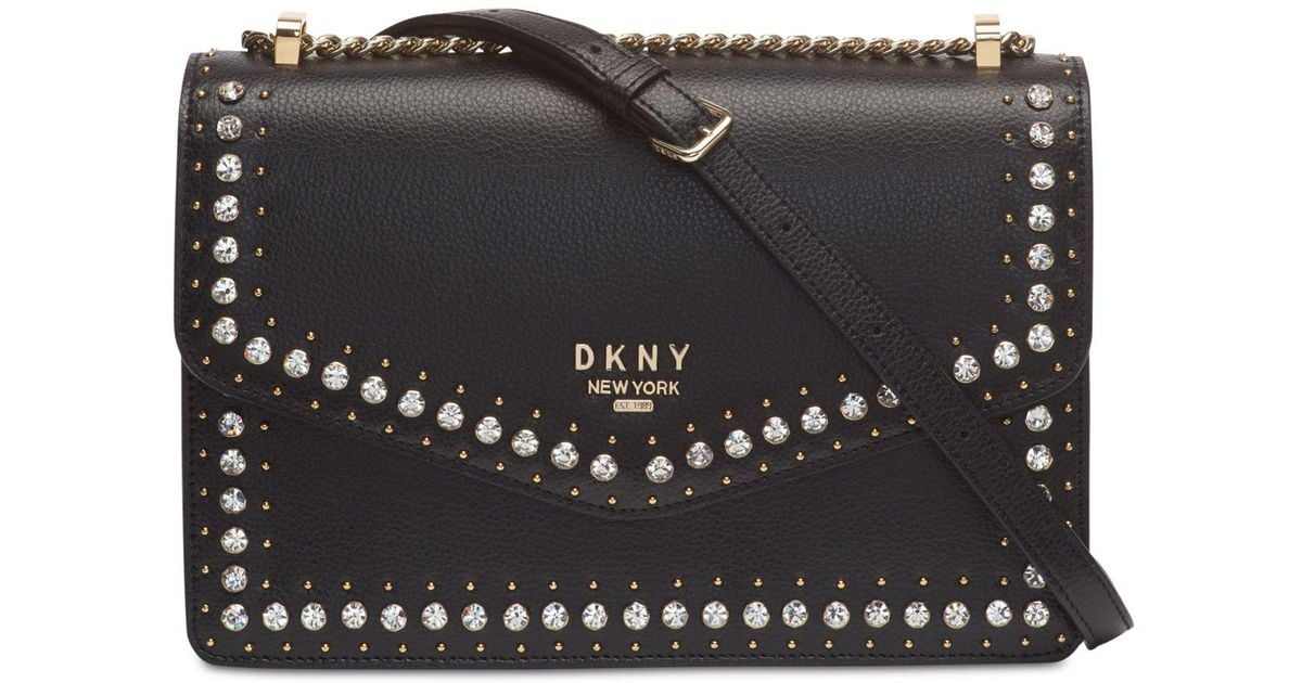 DKNY Synthetic Whitney Leather Studded 
