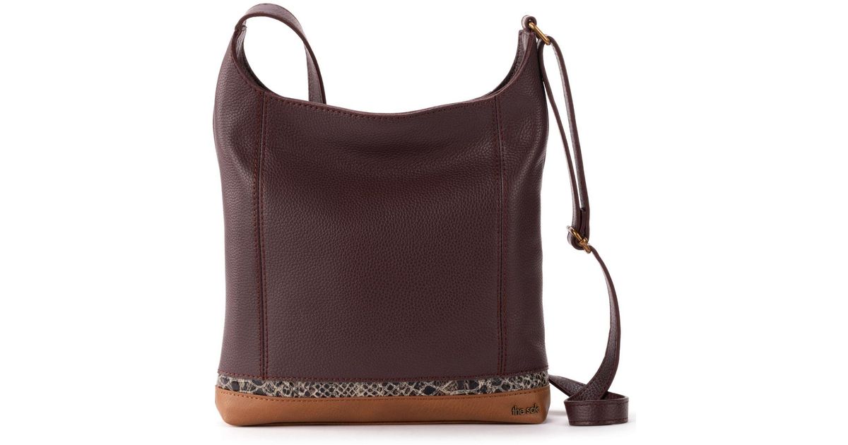The Sak De Young Small Leather Crossbody in Brown Lyst