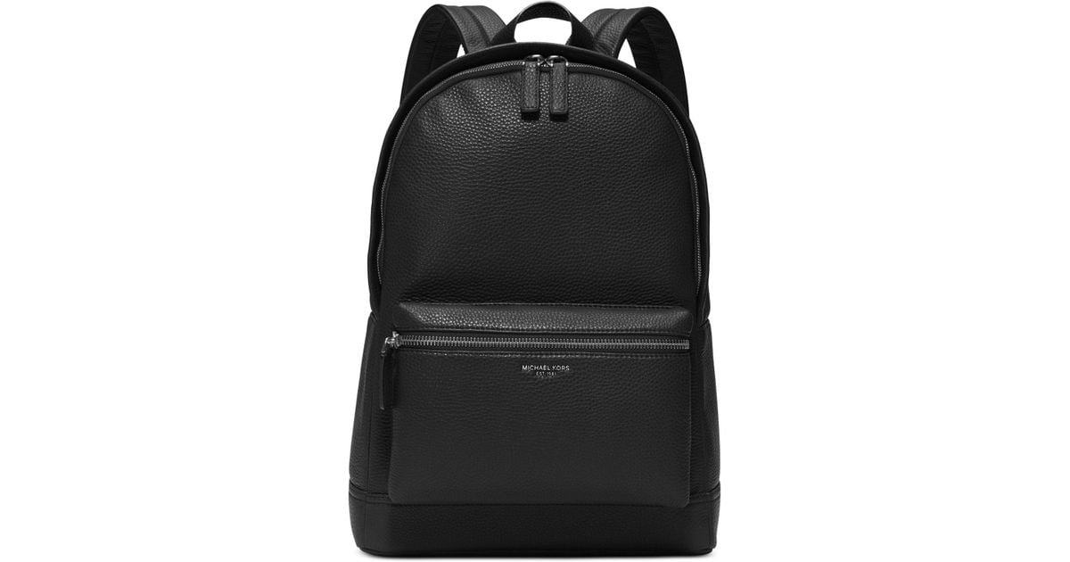 michael kors bryant leather backpack