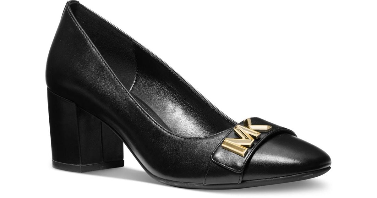 Michael kors clearance black pumps macy's