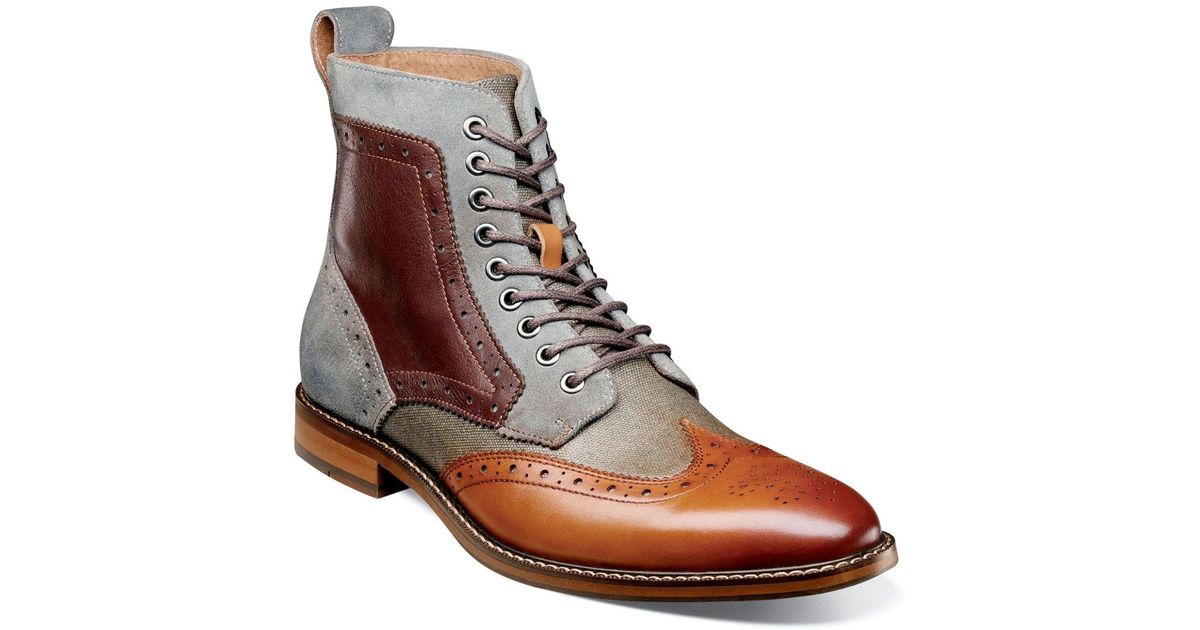 finnegan wingtip lace up boot