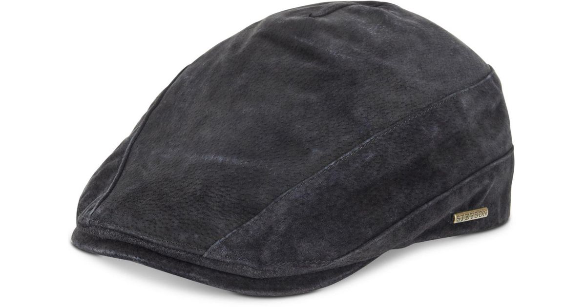 Stetson Men's Suede Ivy Hat in Black for Men Lyst