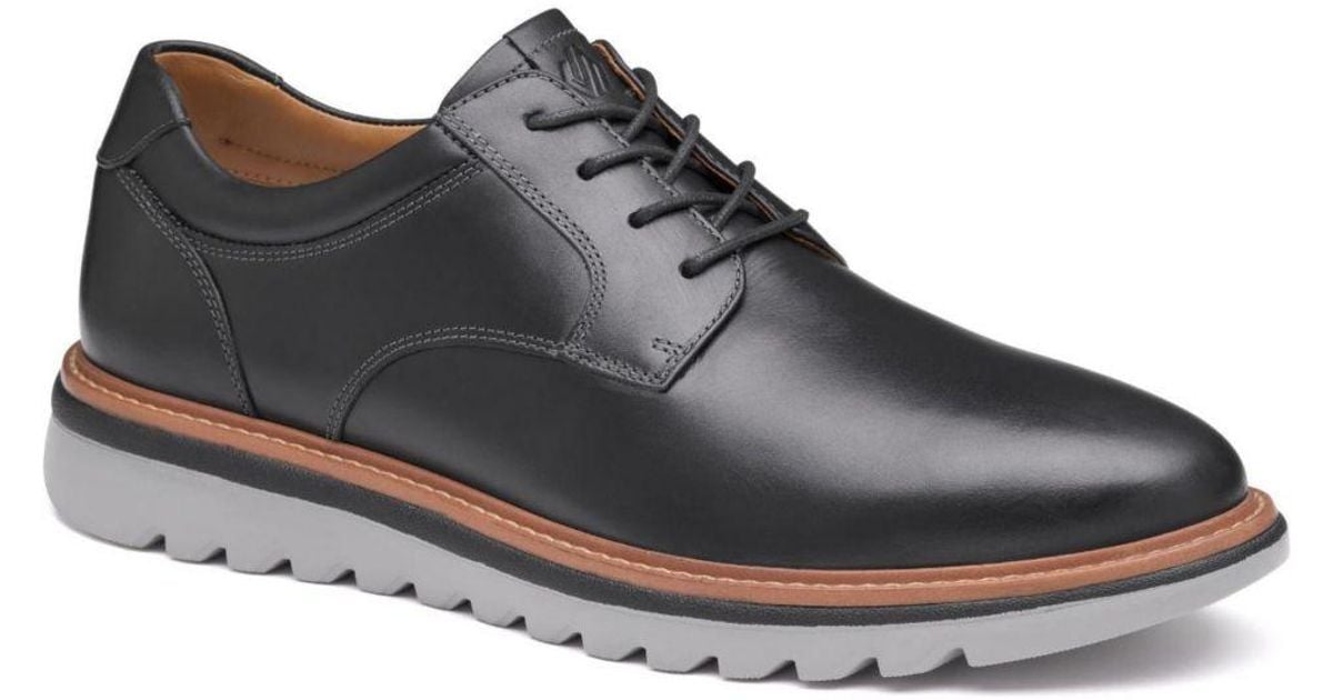 Johnston & Murphy Braydon Leather Plain Toe Oxford Shoes for Men | Lyst
