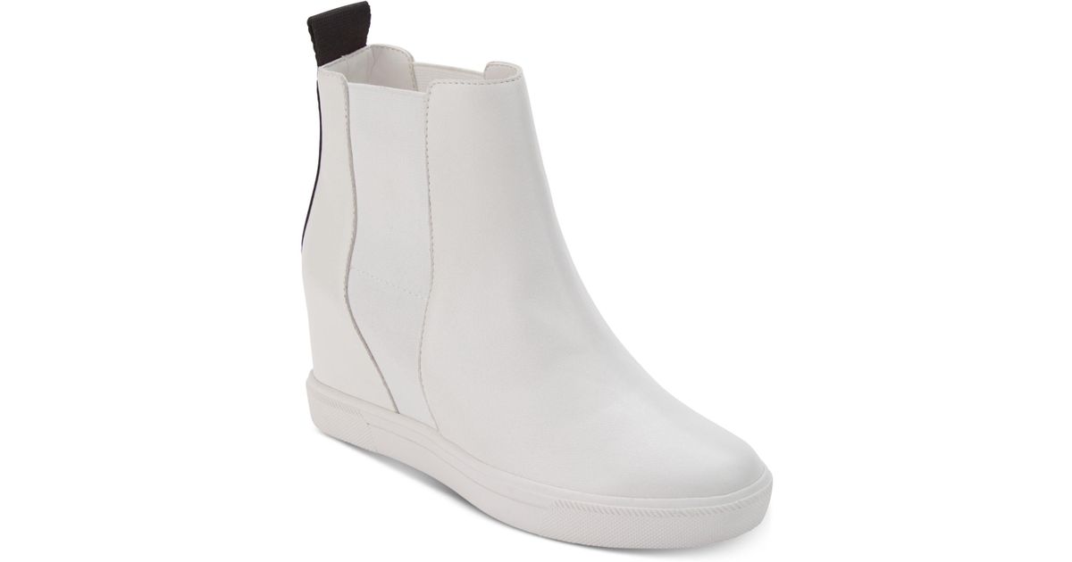 dkny coley wedge sneakers