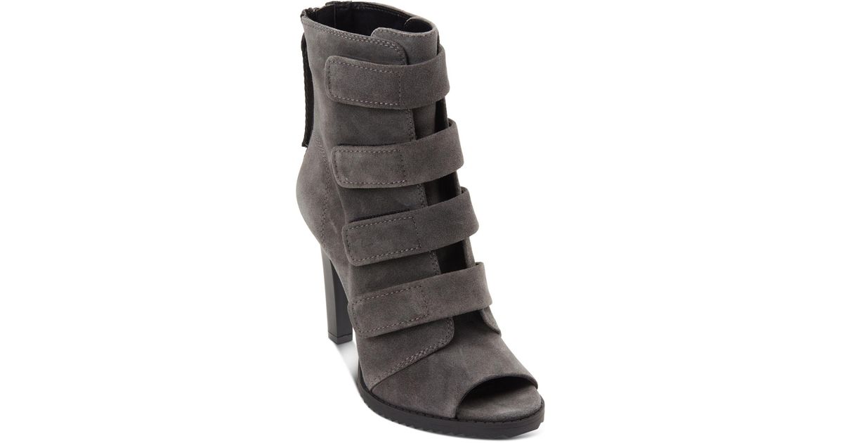 DKNY Leather Blake Lug Sole Peep-toe 