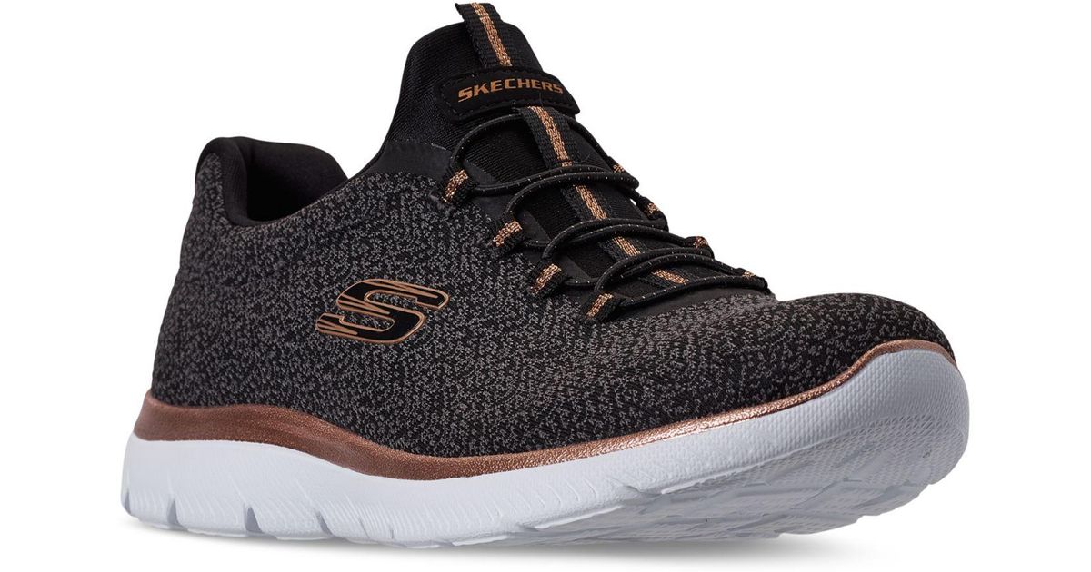 skechers women's summits wide width athletic sneakers from finish line