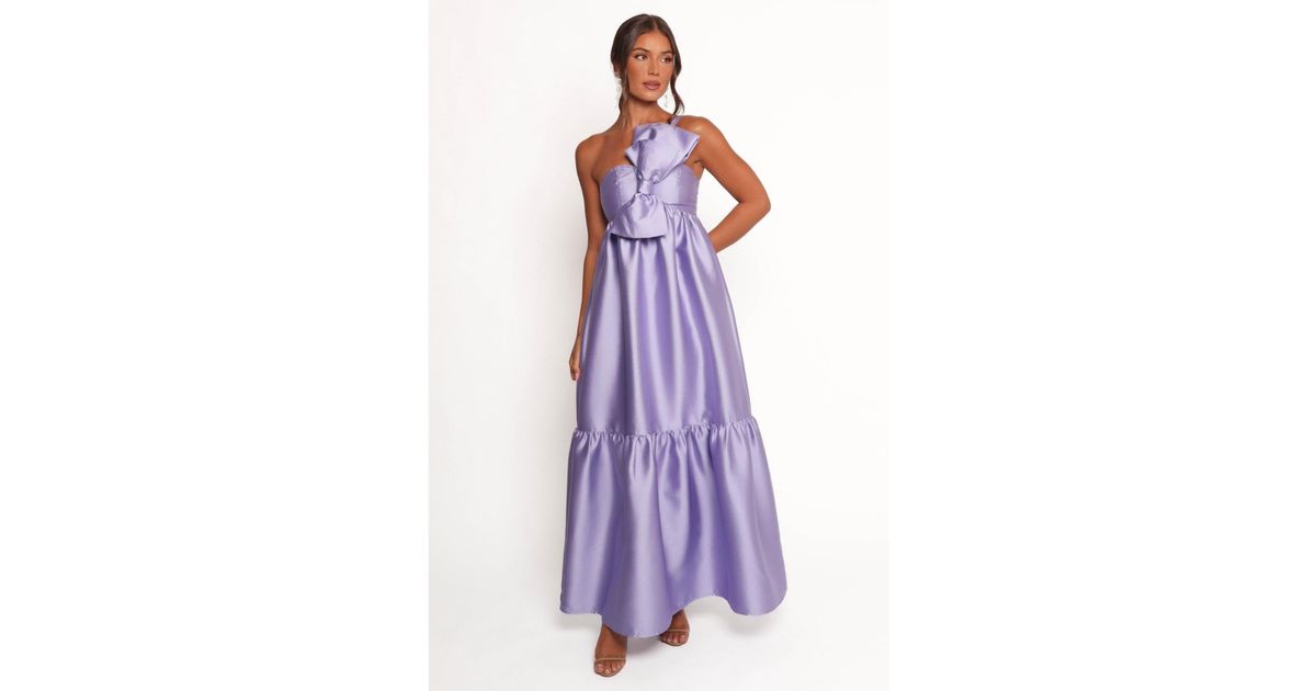 Bow Dress Women Petal & Pup Betina One-Shoulder Maxi Dress - Adjustable Strap, Bow Detail, Side Pockets Dress With Side Pockets Bow Dress Women Petal & Pup Betina One-Shoulder Maxi Dress - Adjustable Strap, Bow Detail, Side Pockets Dress With Side Pockets