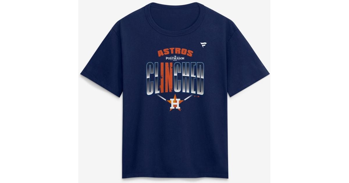 Fanatics Houston Astros 2026 Mlb Postseason Locker Room T-shirt in Blue ...