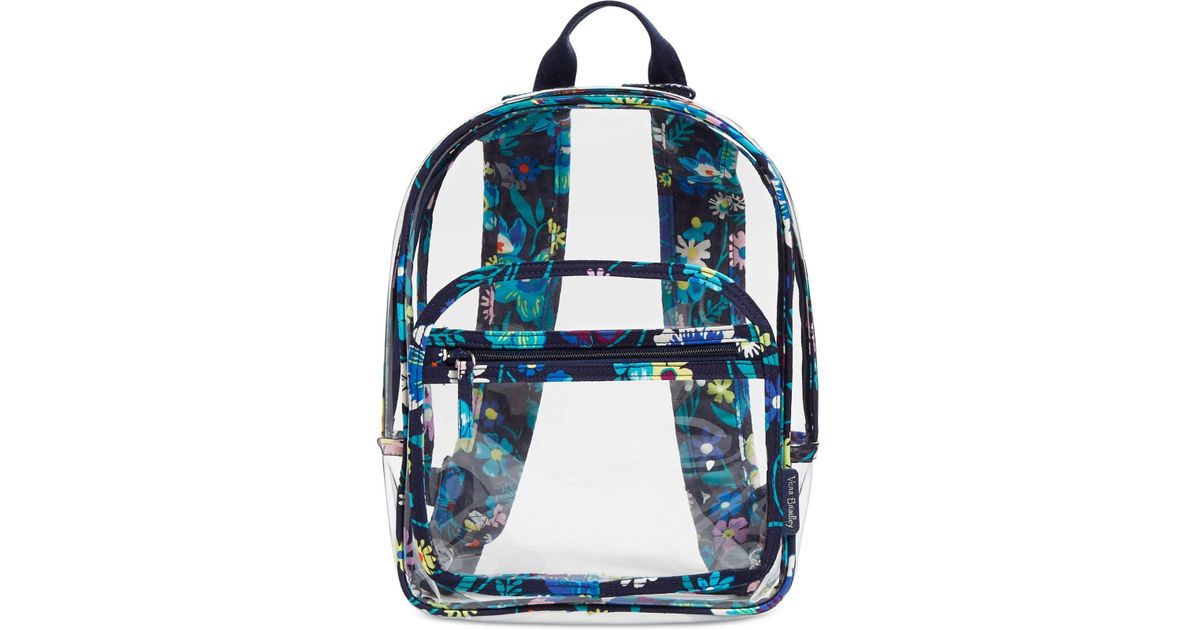 Vera Bradley Clearly Colorful Stadium Backpack In Blue Lyst