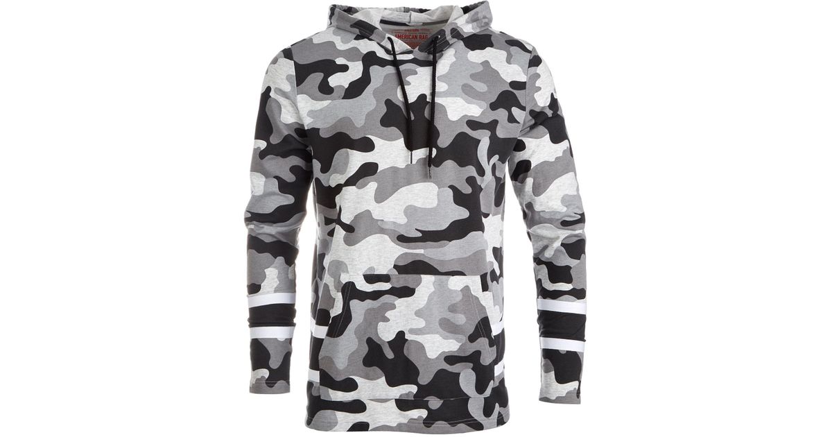 grey camouflage hoodie