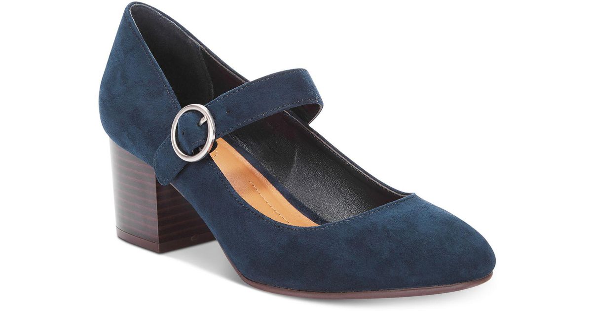 navy blue mary jane heels