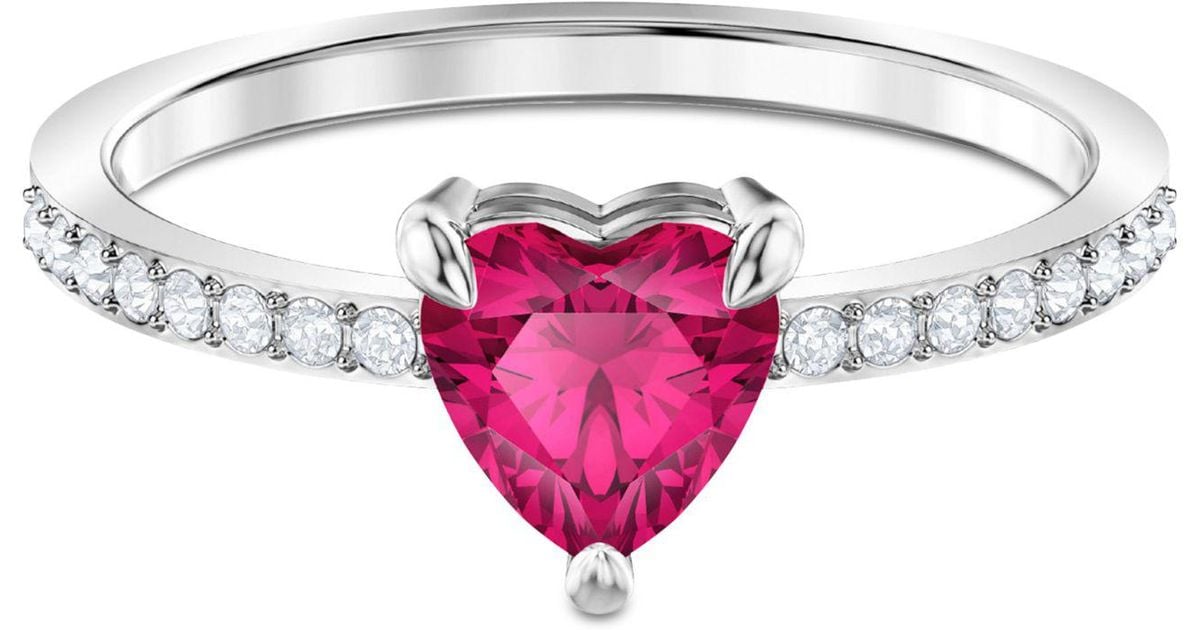 Swarovski One Heart Ring Lyst