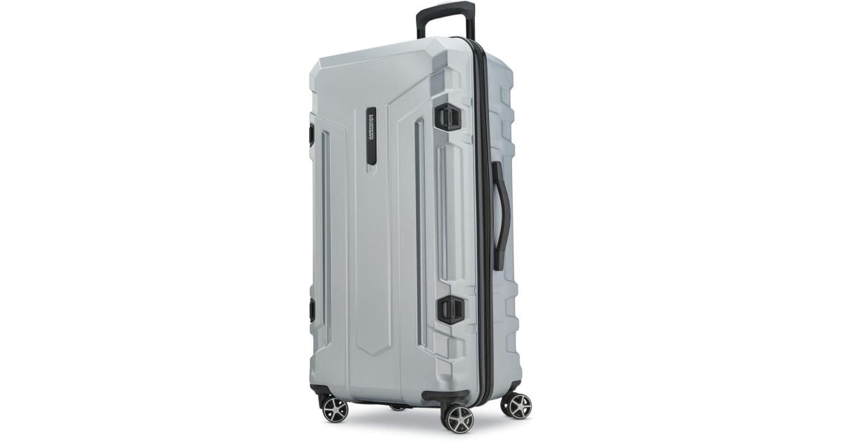 American Tourister Trip Locker 29" Spinner Trunk Luggage Collection in  Metallic | Lyst