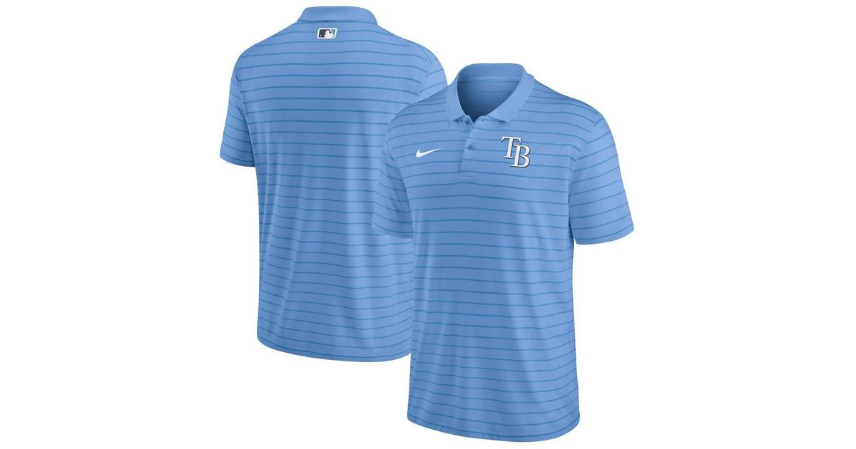 Nike Light Blue Tampa Bay Rays Authentic Collection Victory Striped