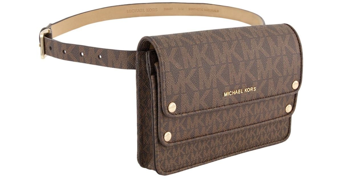 Michael kors belt best sale bag macys