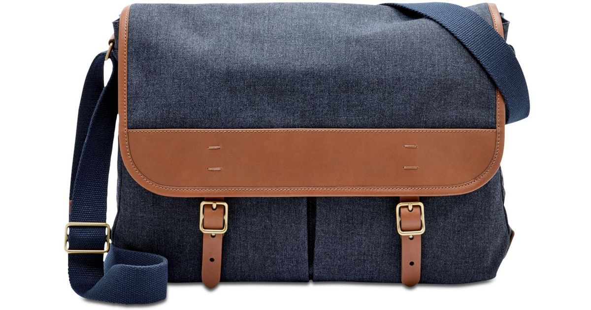fossil buckner messenger bag