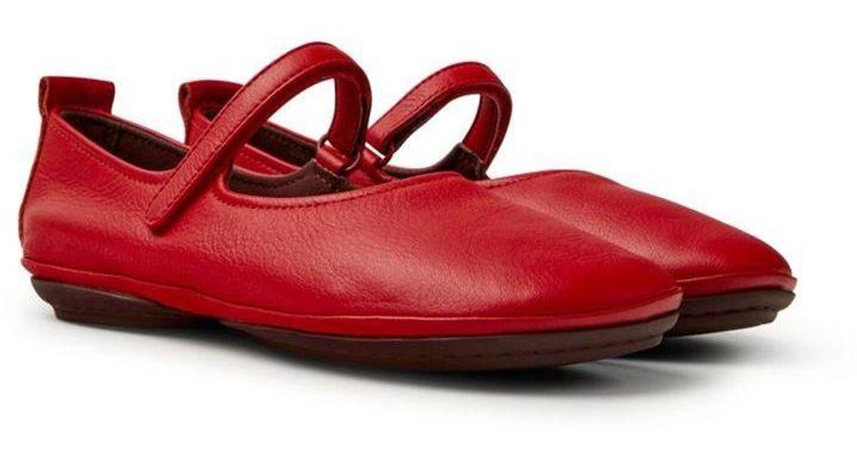 Camper Right Nina Mary Jane Shoes in Red | Lyst