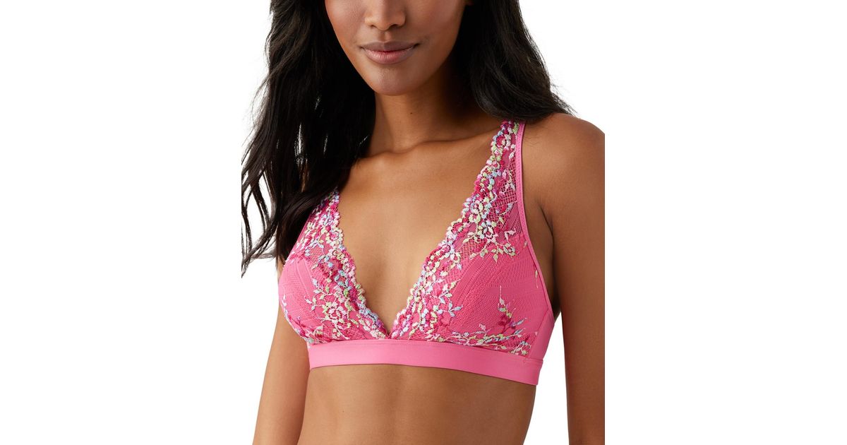 Wacoal Embrace Lace Underwired Bra in Pink