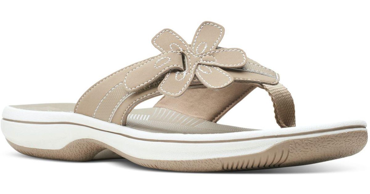 clarks brinkley flip flops