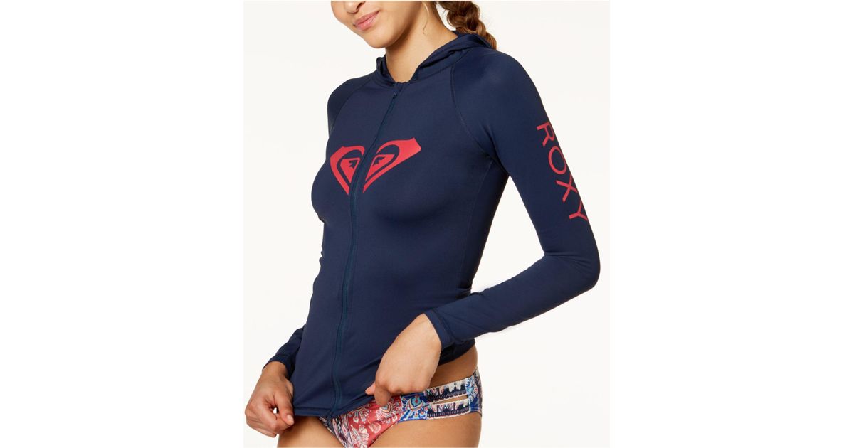 roxy hooded rash guard