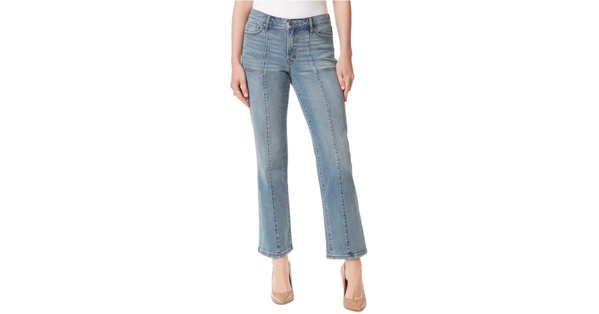 Jessica Simpson Seam-detail Bootcut Jeans in Blue | Lyst