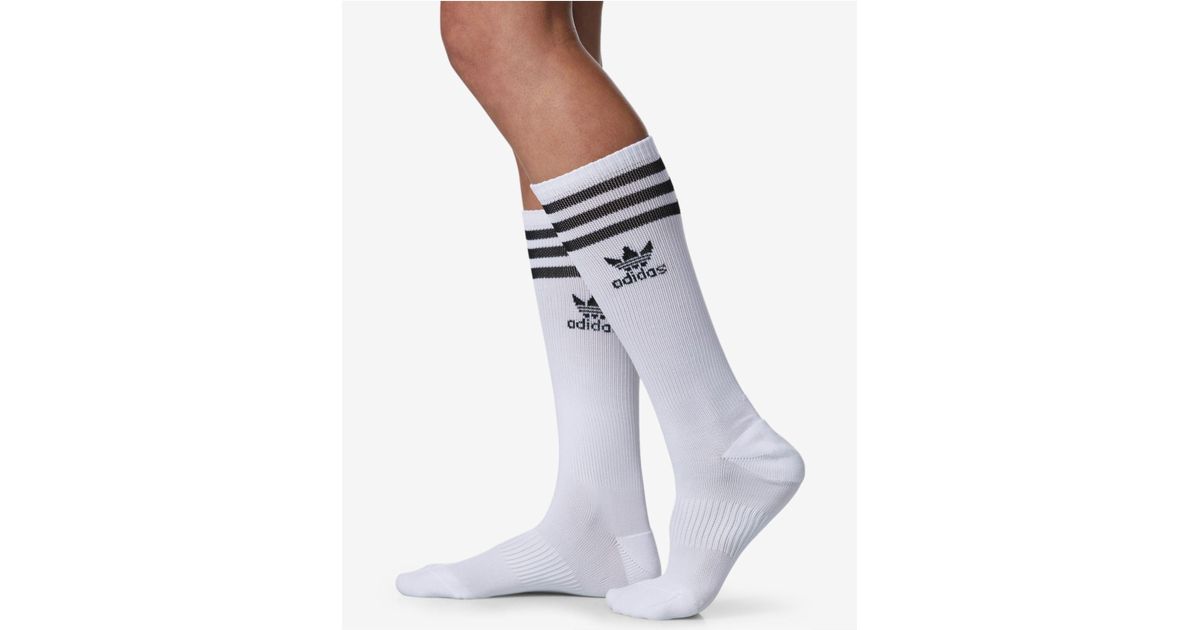 adidas Originals Climalite® Roller Knee Socks in White for Men | Lyst Canada