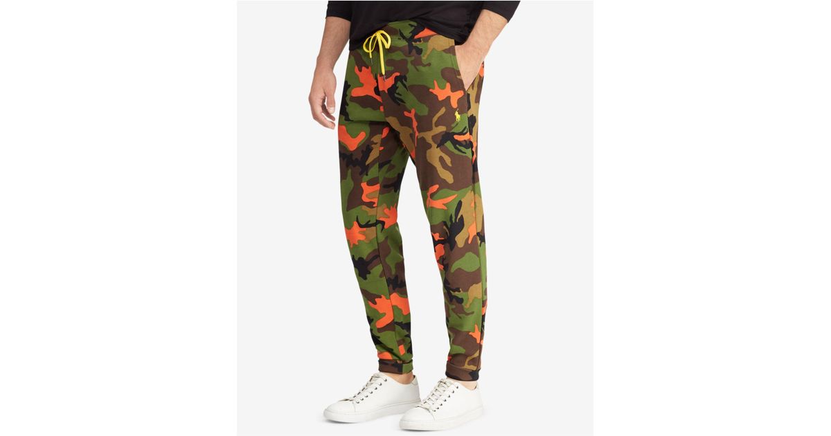 ralph lauren camo sweatpants