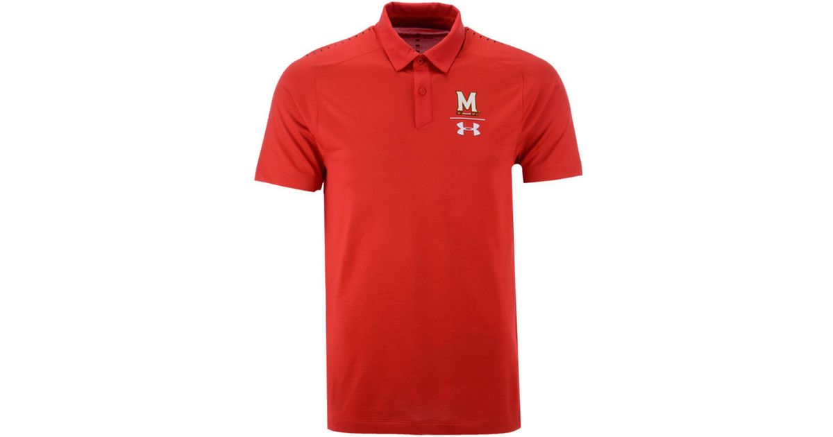 maryland under armour polo