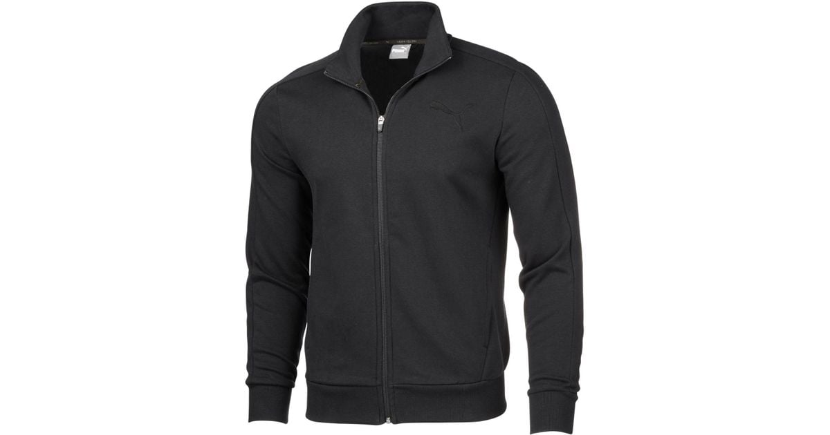puma men's fleece track jacket