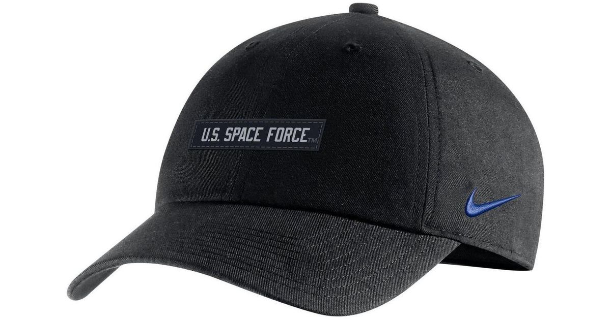 Nike Black Air Force Falcons Space Force Rivalry L91 Adjustable Hat for ...
