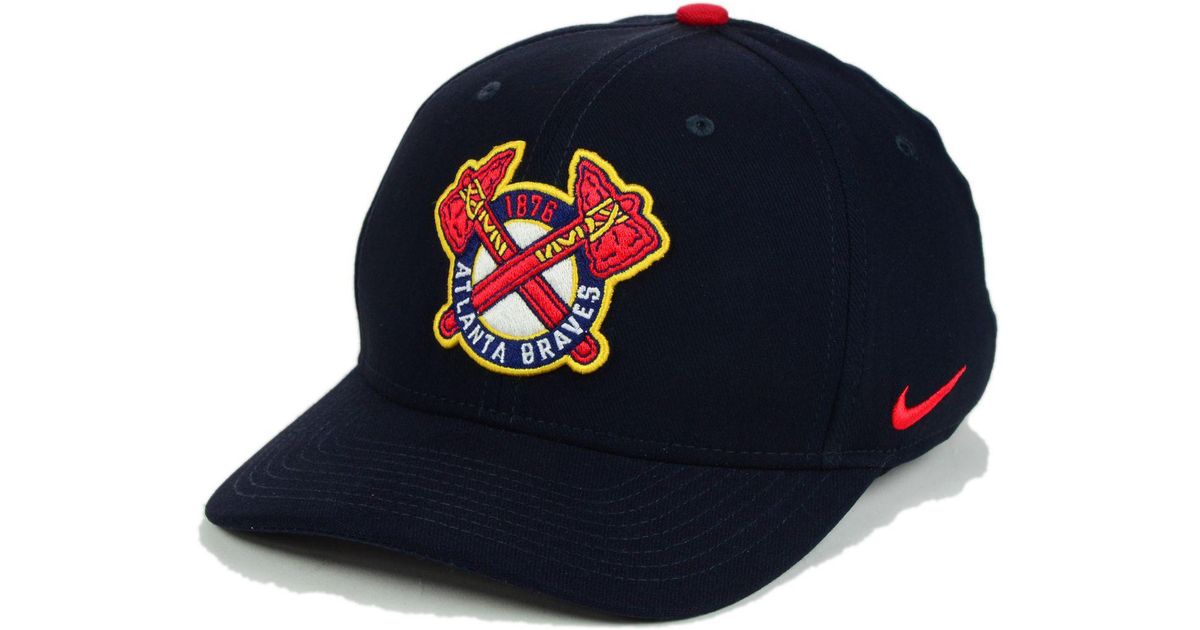 nike braves hat