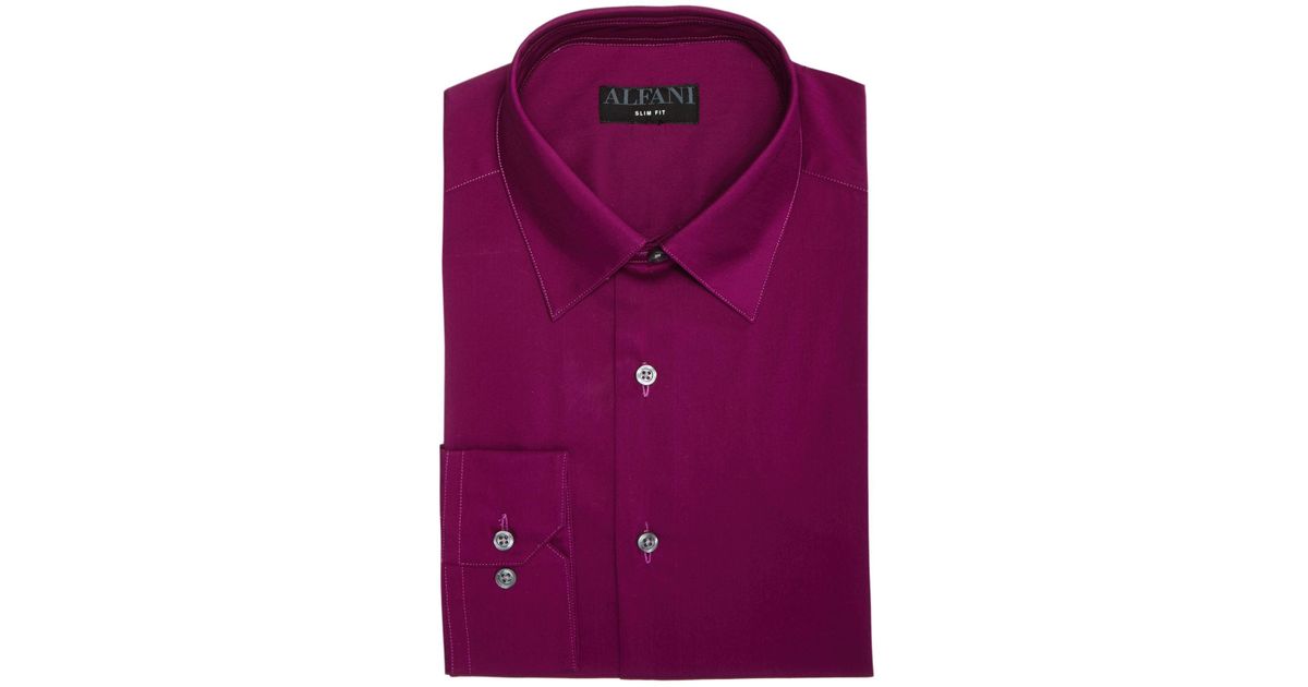 alfani athletic fit dress shirt