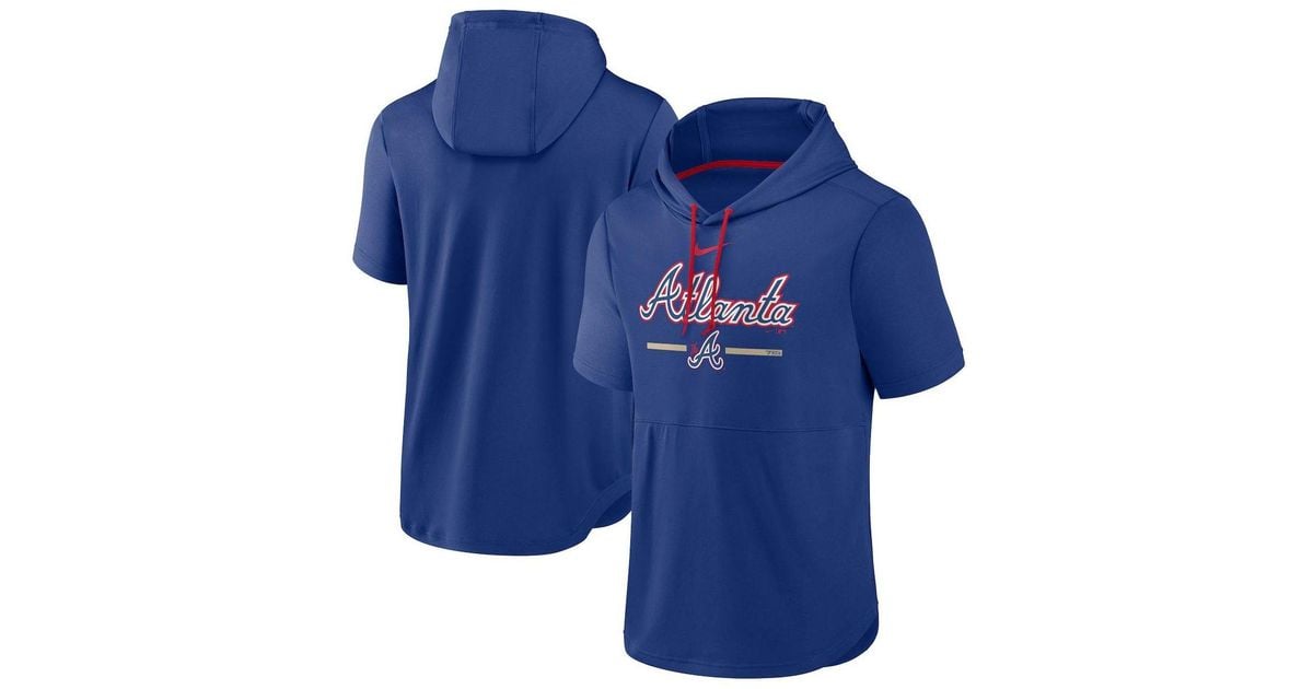 Nike Royal Atlanta Braves 2023 City Connect Short Sleeve Pullover ...