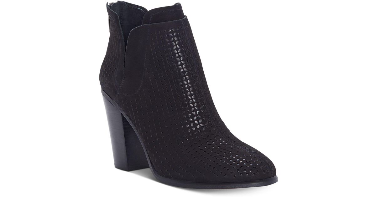 vince camuto farrier perforated booties