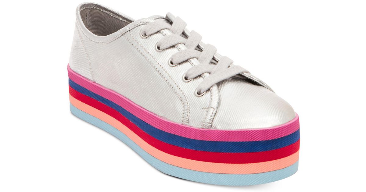 steve madden rainbow sneakers