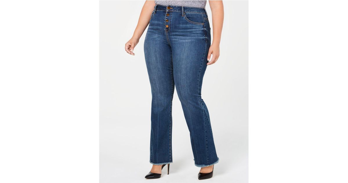 seven7 plus size wide leg jeans