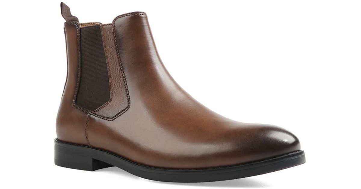 Alfani Thommas Chelsea Round Toe Boots in Brown for Men | Lyst display picture 1