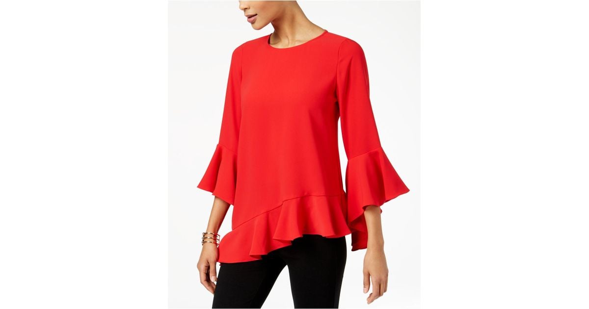 alfani bell sleeve top