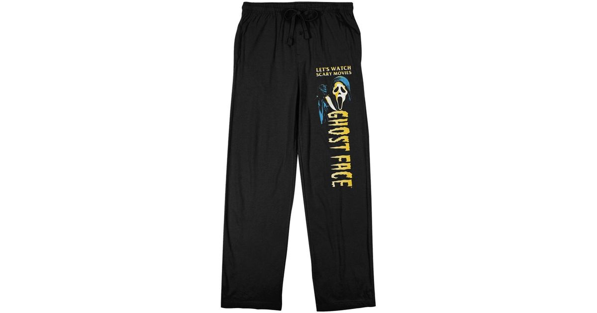 Bioworld Scream Ghost Face Pajama Pants in Black | Lyst