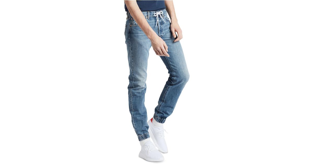 Levi's Denim 501® Original Straight-fit Stretch Jogger Jeans in Blue for  Men | Lyst