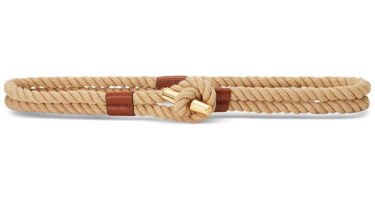 ralph lauren rope belt