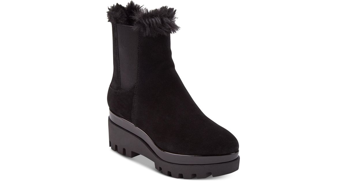 dkny bax wedge boots