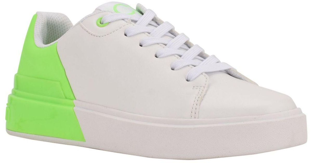 calvin klein women's blakee platform lace up sneakers