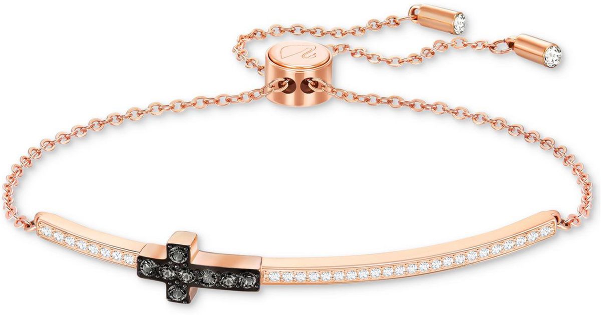 Swarovski cross bracelet clearance